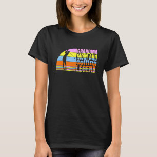 Grandma Mum And Golfing Legend Golfer Women Golfin T-Shirt
