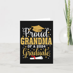Grandma Of A 2024 Graduate For Family Graduation 1 Card
