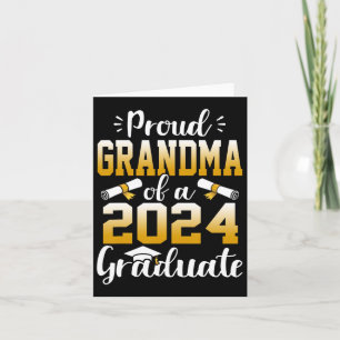 Grandma Of A Cl Of 2024 Graduate Senior Graduation Card