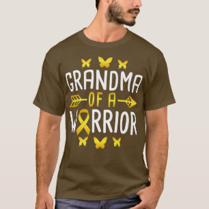 Grandma Of A Warrior - Childhood Cancer T-Shirt