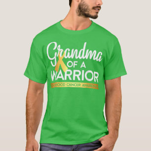 Grandma Of A Warrior Childhood Cancer T Shirt Gold