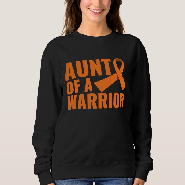 Grandma Of A Warrior Multiple Sclerosis Awareness  Sweatshirt (Front)