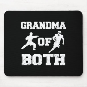 Grandma Of Both Funny Footll And Karate Grandma  Mouse Pad
