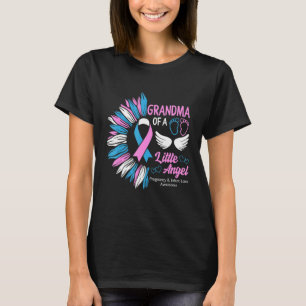 Grandma Of Little Angel Pregnancy Infant Loss Awar T-Shirt