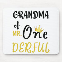 Grandma of MR Onederful Wonderful Funny 1st Bday