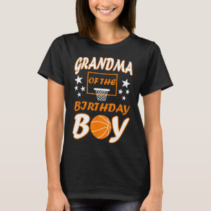 Grandma of The Birthday boy Basketball Lover Match T-Shirt
