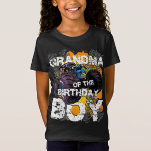Grandma Of The Birthday Boy Monster Truck Matching T-Shirt