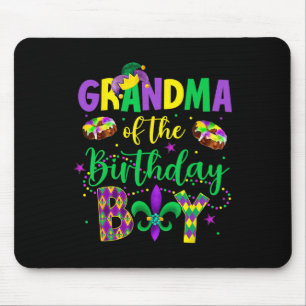 Grandma Of The Birthday Boy Shirt Mardi Gras Gigi Mouse Pad