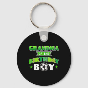 Grandma Of The Birthday Boy Soccer Party Family Lo Key Ring