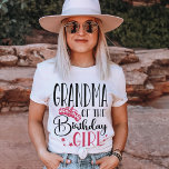 Grandma of the Birthday Girl Custom Family T-Shirt<br><div class="desc">Looking for a birthday shirt that will make your party complete? Look no further than our matching birthday crew shirts! These stylish tees are perfect for any birthday party girl's day out. Our matching shirts make a great gift for your friends and family, and can be worn together as a...</div>