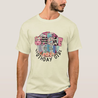 Grandma Of The Birthday Girl Farm Cow T-shirt