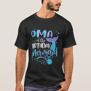 Grandma Of The Birthday Mermaid Family Matching Pa T-Shirt