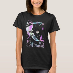 Grandma Of The Birthday Mermaid Matching Family T-Shirt