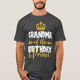 Grandma of The Birthday Prince Bday Idea For Boy  T-Shirt