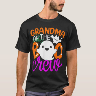 Grandma Of The Boo Crew Halloween Family Matching T-Shirt