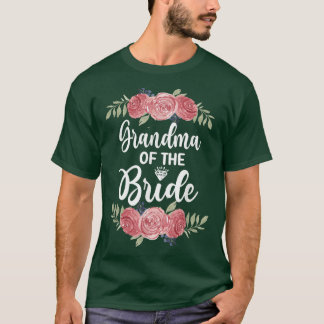 Grandma Of The Bride Bridal Shower Wedding Party  T-Shirt