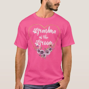 Grandma Of The Groom Shower Wedding Day  T-Shirt