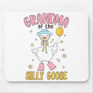 Grandma Of The Silly Goose First Birthday Family M Mouse Pad