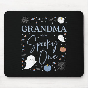 Grandma Of The Spooky One First Birthday Boy 1st H Mouse Pad