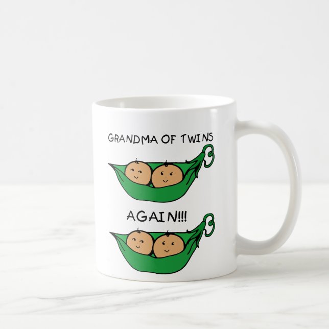 Grandma of Twins Again Pod Coffee Mug (Right)