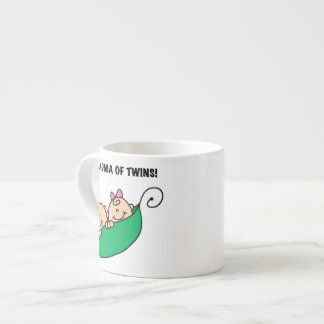 Grandma of Twins Gifts Espresso Cup