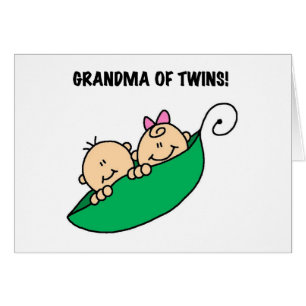 Grandma of Twins Peas in a Pod Tshirts and Gifts