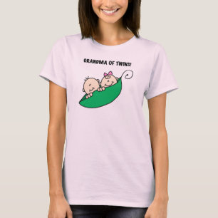 Grandma of Twins Peas in a Pod Tshirts and Gifts
