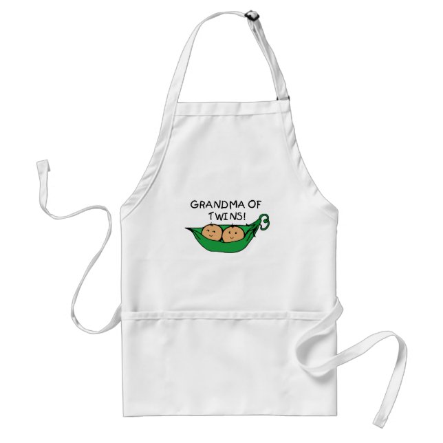 Grandma of Twins Pod Standard Apron (Front)