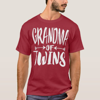 Grandma Of Twins  Twins Grandmother Gift T-Shirt