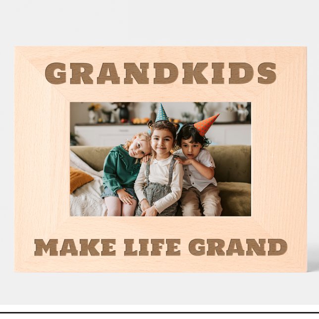 Grandma Parents Custom wooden photo frame (Creator Uploaded)
