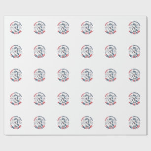 Grandma Patriotic Americorn Unicorn Shirt Design_1 Wrapping Paper
