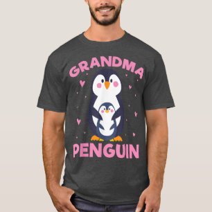 Grandma Penguin, Emperor Sea Bird King Penguin Gra T-Shirt