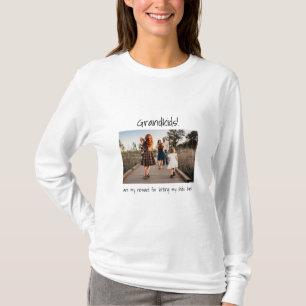 Grandma Personalised Custom Photo Shirt