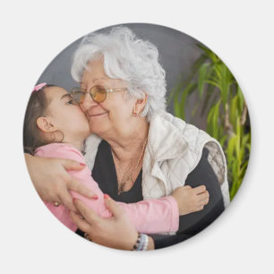 Grandma Personalised Full Photo Grandchildren Magnet