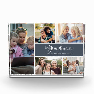 Grandma Photo Collage Best Family Block