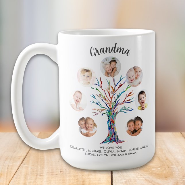 Grandma Photo Collage Coffee Mug (Creator Uploaded)