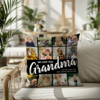 GRANDMA, Photo Collage, Names & Quote Gift