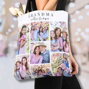 Grandma Photo Collage Tote Bag