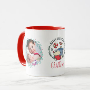 GRANDMA PHOTO MUG - Christmas Gifts Grandkids Pics
