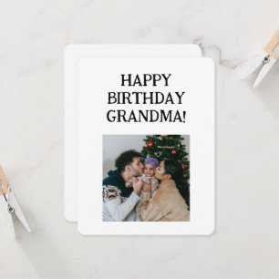 Grandma Photo Personalised Birthday