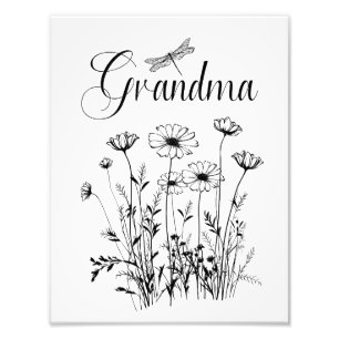 Grandma Photo Print