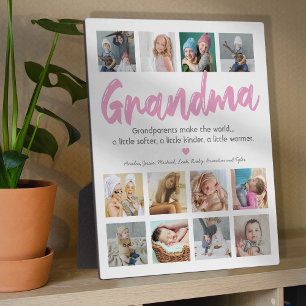 Grandma Photo & Quote Plaque