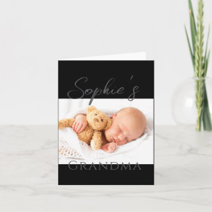 Grandma Photo T Shirt  Card