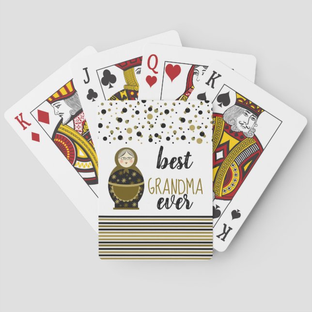 Grandma Playing Cards (Back)
