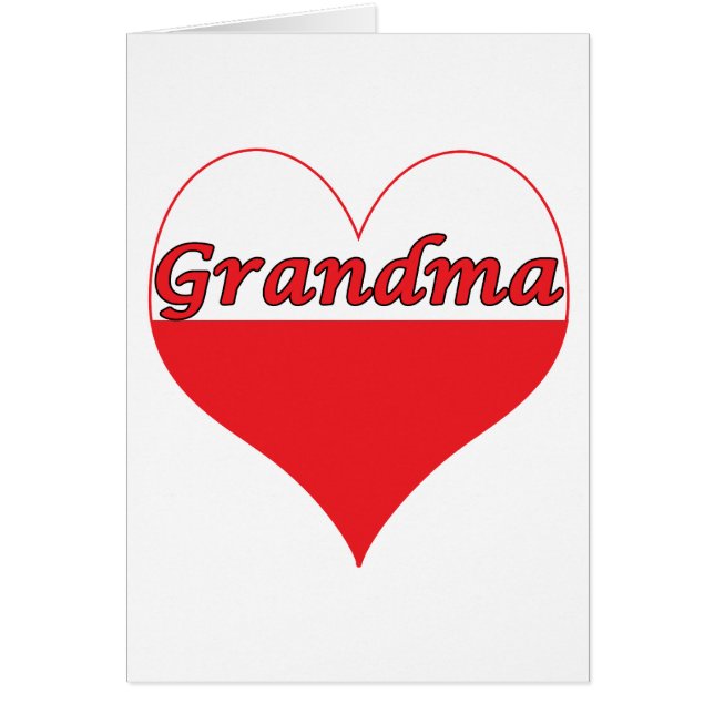 Grandma Polish Heart (Front)