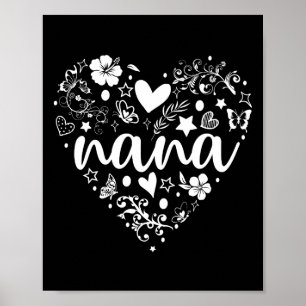 Grandma Posters, Cute Nana Posters, Mother's Day Poster