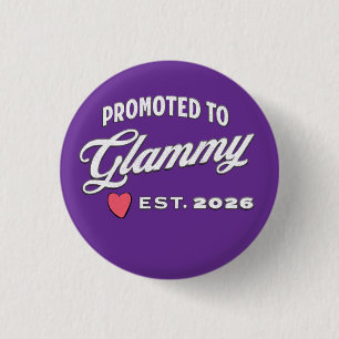 Grandma Promotion For New Baby In 2026 3 Cm Round Badge