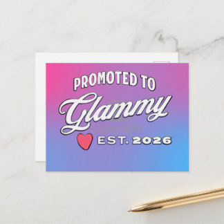 Grandma Promotion For New Baby In 2026 Postcard