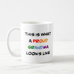 grandma, proud coffee mug