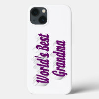Grandma purple typography